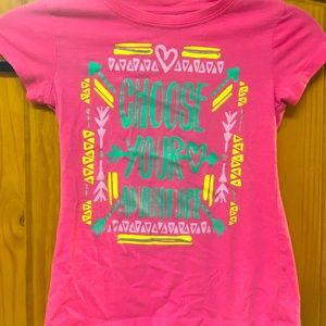 Girls small t-shirt choose your adventure